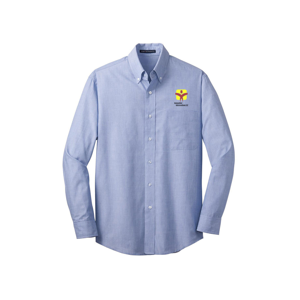 Innovation Interventions - Port Authority® Crosshatch Easy Care Shirt ...