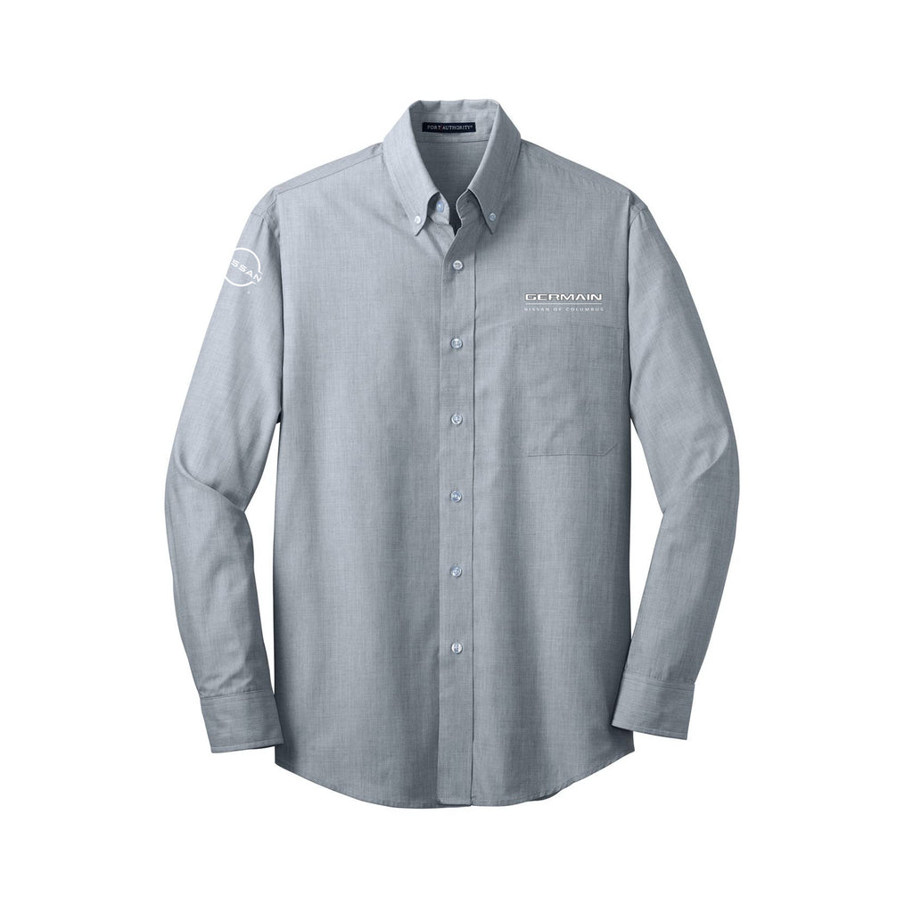 Germain Nissan Columbus - Port Authority® Crosshatch Easy Care Shirt