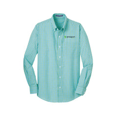 Groveport Municipal - Port Authority® Long Sleeve Gingham Easy Care Shirt