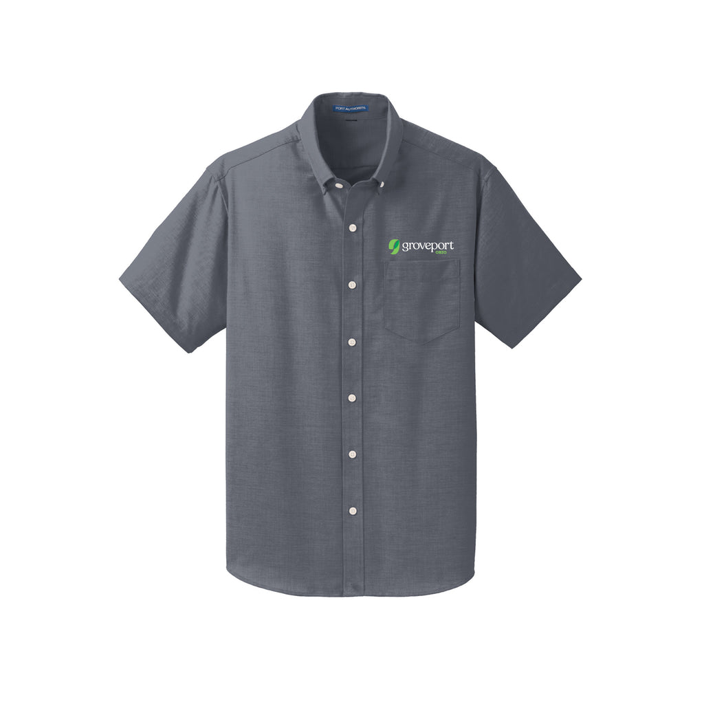 Groveport B&Z - Port Authority® Short Sleeve SuperPro™ Oxford Shirt