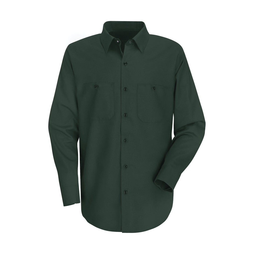 B-TEK - Long Sleeve Wrinkle-Resistant Cotton Work Shirt