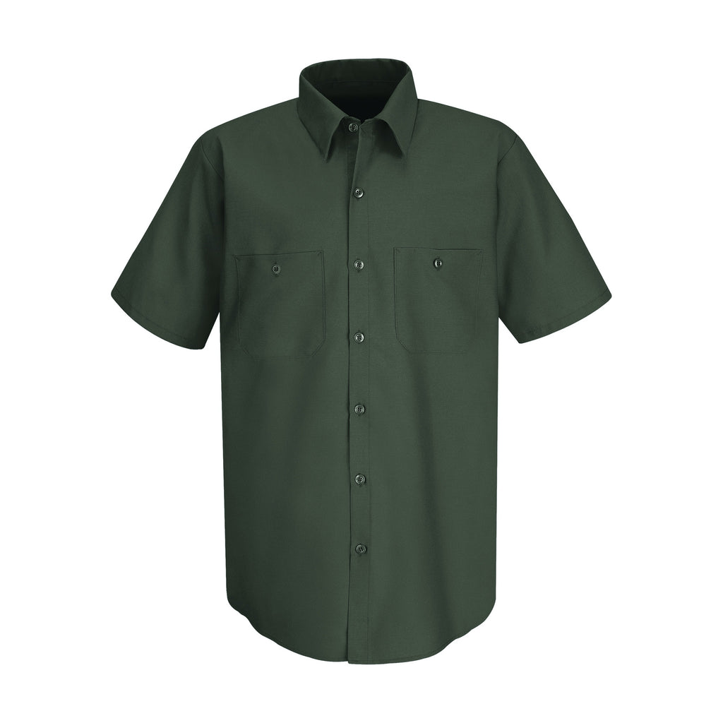 B-TEK - Short Sleeve Wrinkle-Resistant Cotton Work Shirt