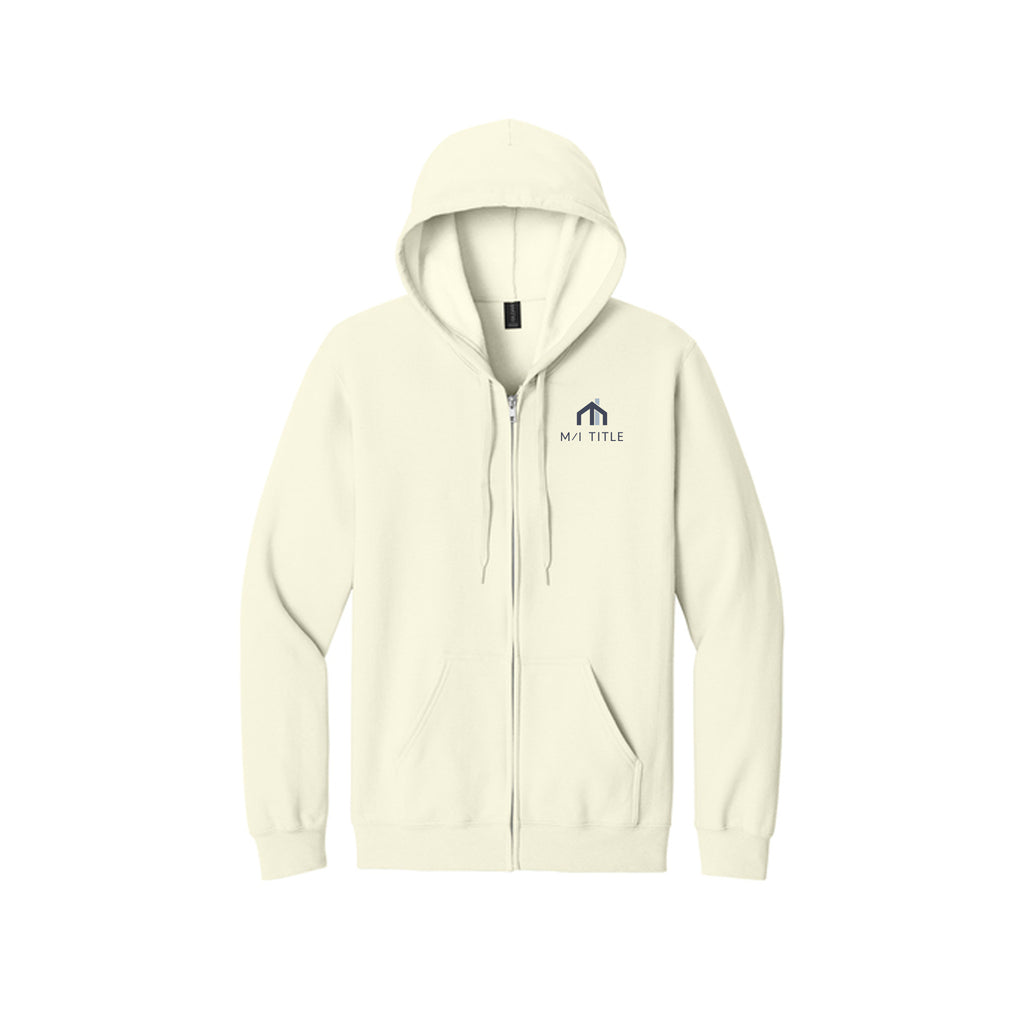 M/I Title - Gildan Softstyle® Midweight Fleece Full-Zip Hooded Sweatshirt
