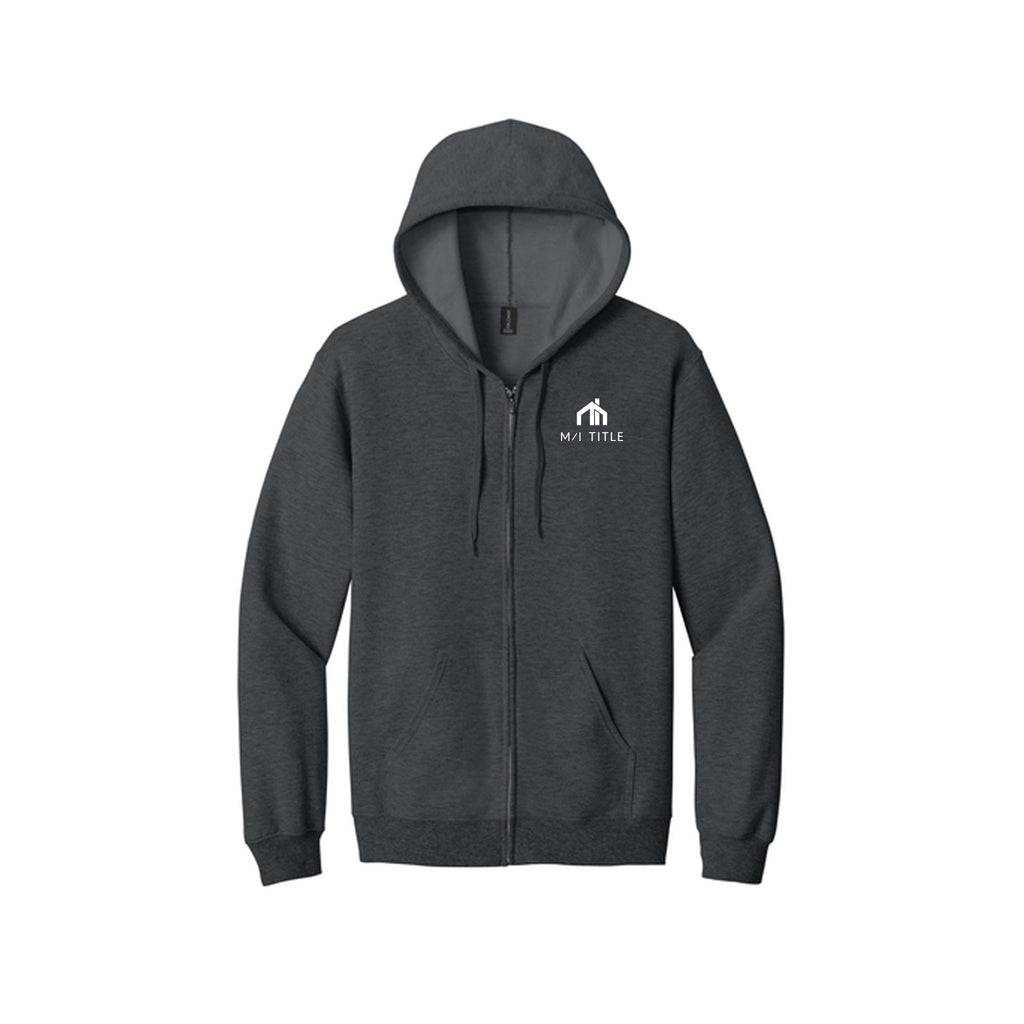 M/I Title - Gildan Softstyle® Midweight Fleece Full-Zip Hooded Sweatshirt