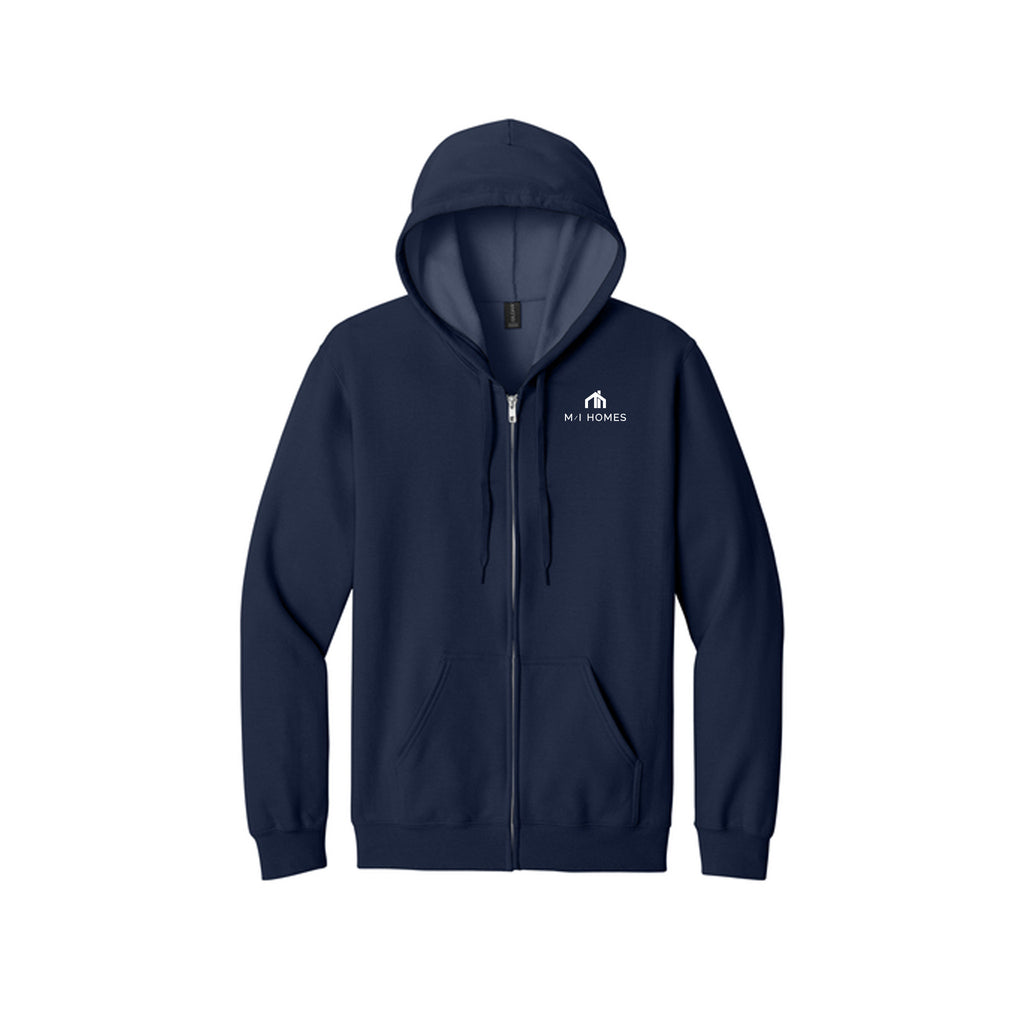 M/I Homes - Gildan Softstyle® Midweight Fleece Full-Zip Hooded Sweatshirt