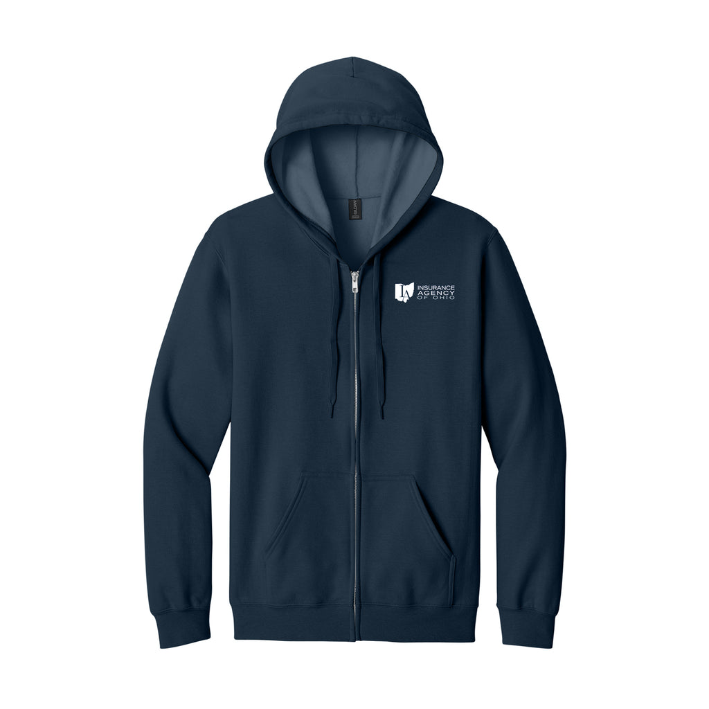 Insurance Agency of Ohio - Gildan Softstyle® Midweight Fleece Full-Zip Hooded Sweatshirt