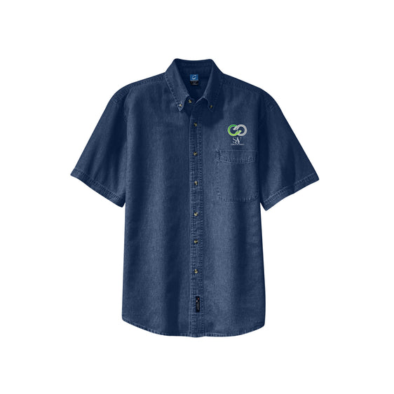 Solace at Vivians - Port & Company® - Short Sleeve Value Denim Shirt
