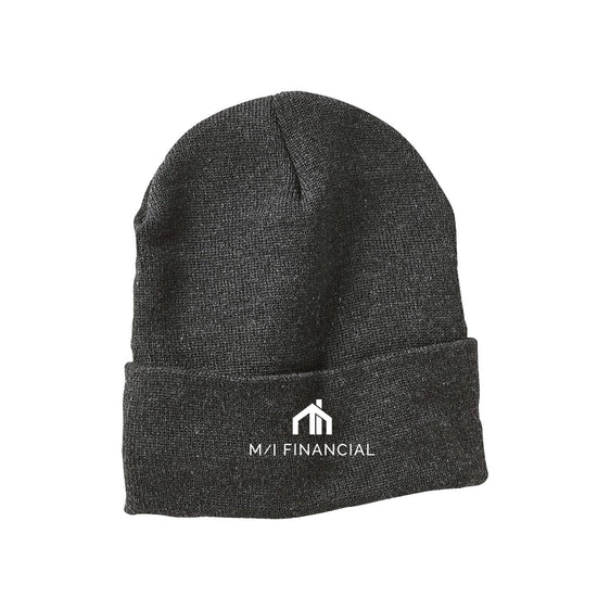 M/I Financial - 12" Fleece Lined Cuffed Beanie