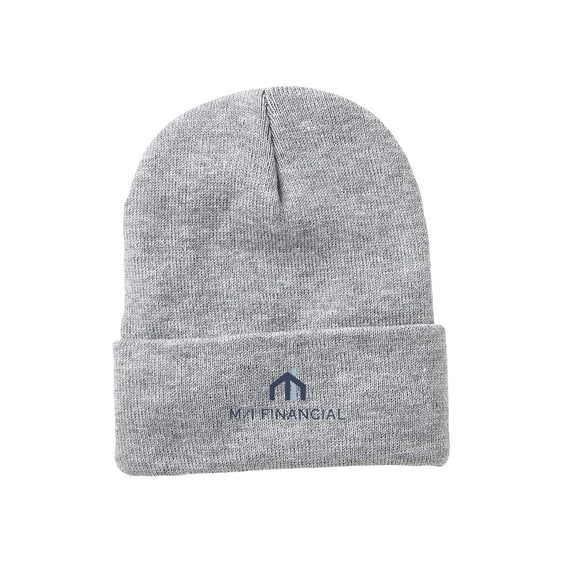 M/I Financial - 12" Fleece Lined Cuffed Beanie