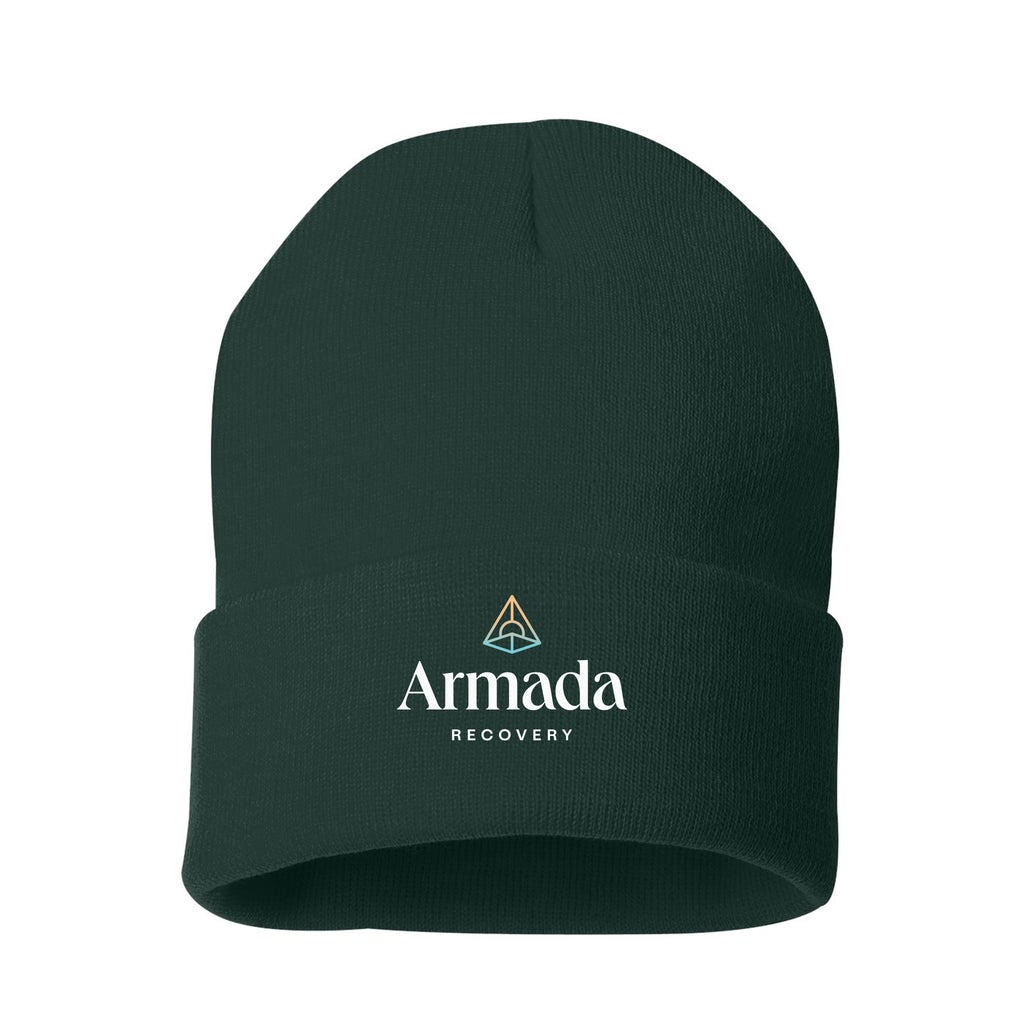 Armada Recovery - Sportsman - 12" Solid Cuffed Beanie