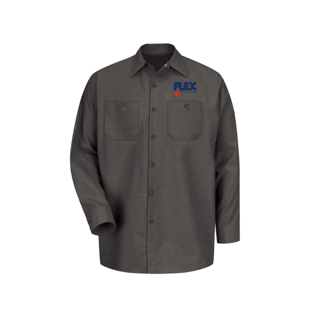 Flex Technologies - MEN'S LONG SLEEVE INDUSTRIAL WORK SHIRT
