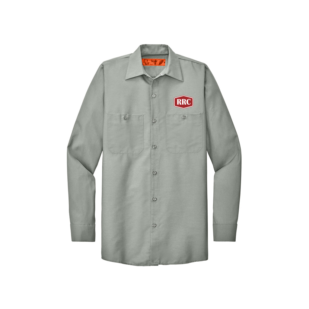 Rowdy Red Construction - Red Kap® Long Sleeve Industrial Work Shirt
