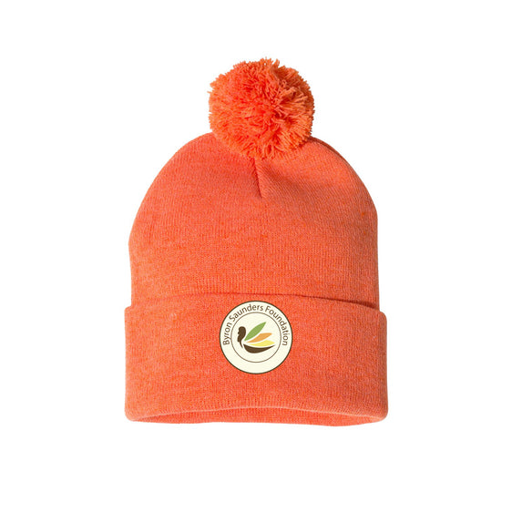 Byron Saunders Foundation - Sportsman - 12" Pom-Pom Cuffed Beanie