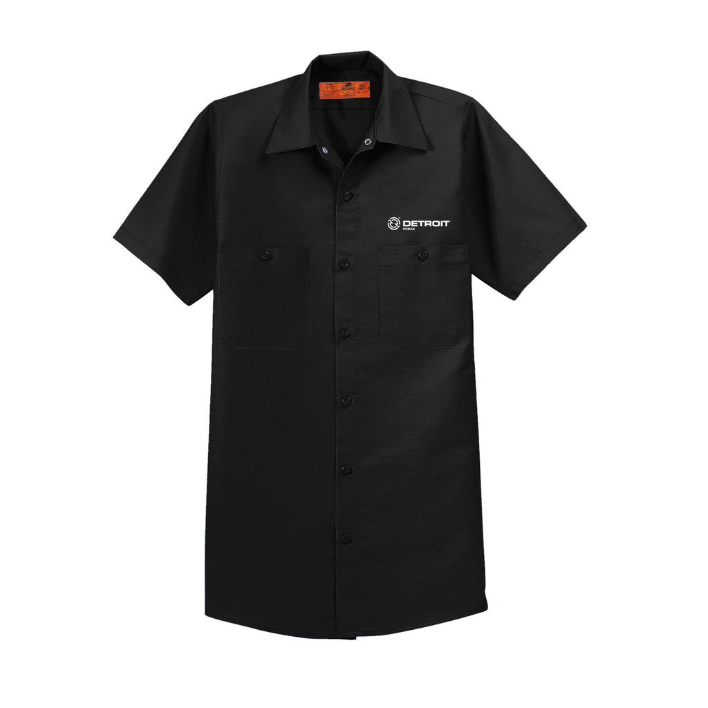 Detroit Diesel Managers - Red Kap® Short Sleeve Industrial Work Shirt