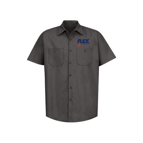 Flex Technologies - MEN'S SHORT SLEEVE INDUSTRIAL WORK SHIRT