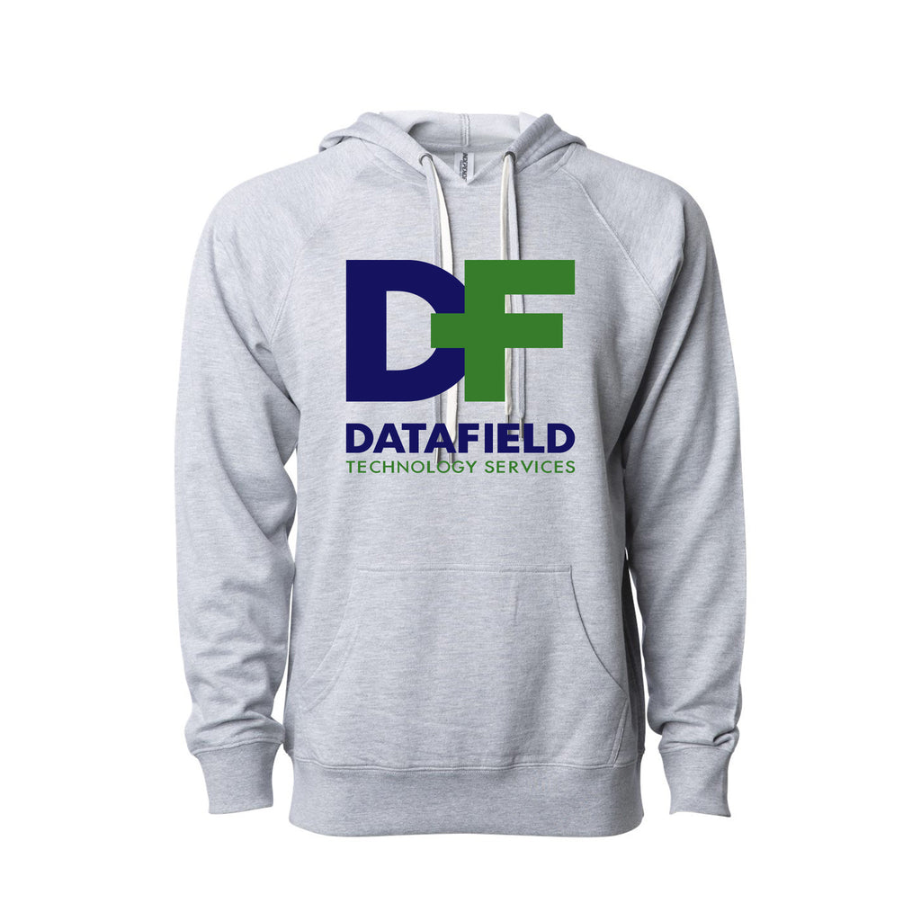 Datafield Technology Services - Unisex Icon Lightweight Loopback Terry Hooded Sweatshirt