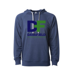 Datafield Technology Services - Unisex Icon Lightweight Loopback Terry Hooded Sweatshirt