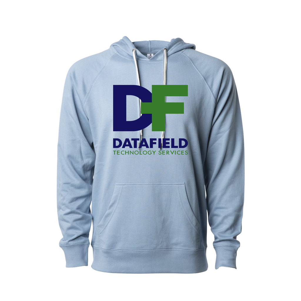 Datafield Technology Services - Unisex Icon Lightweight Loopback Terry Hooded Sweatshirt