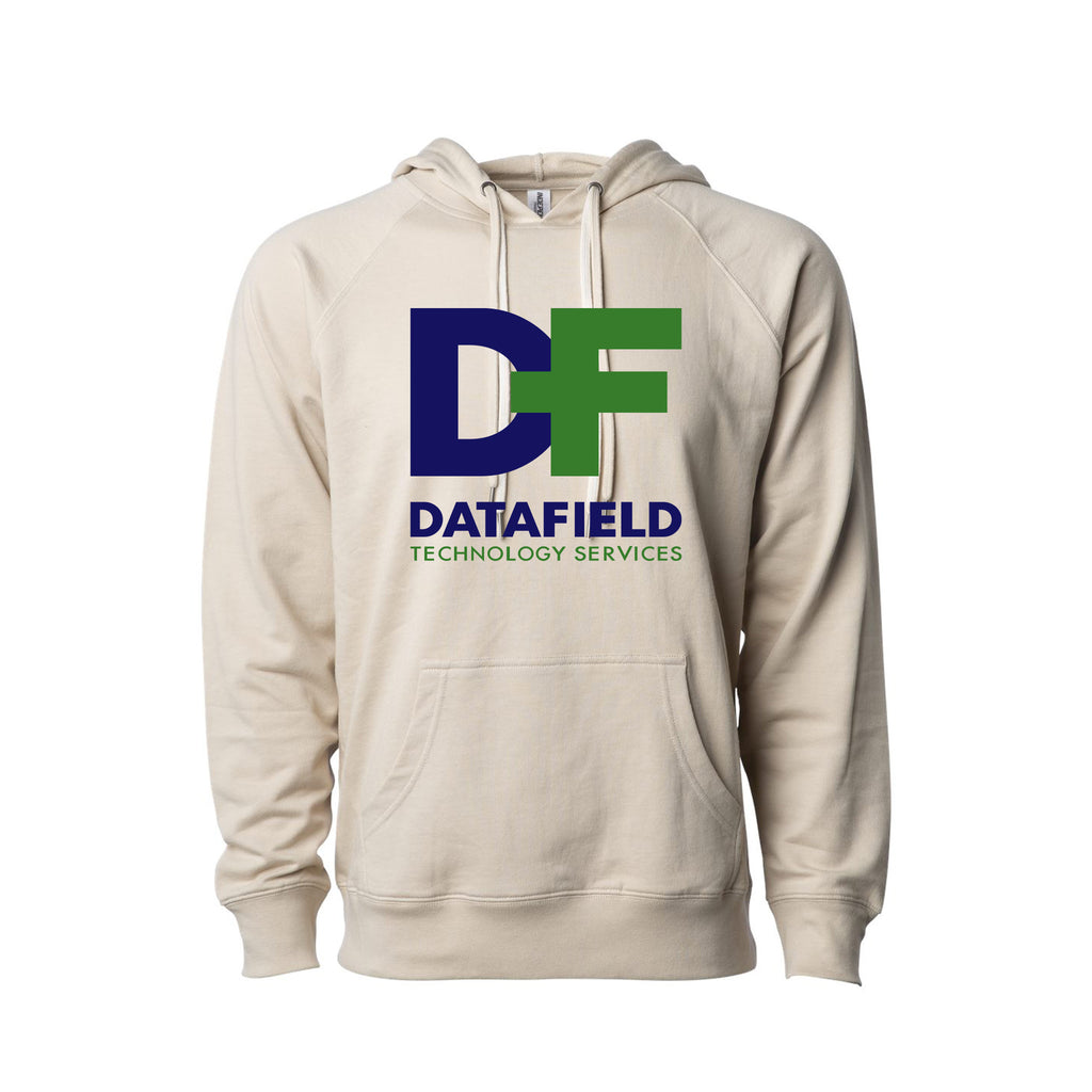 Datafield Technology Services - Unisex Icon Lightweight Loopback Terry Hooded Sweatshirt