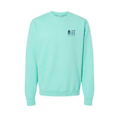 City of Lancaster - Unisex Midweight Crewneck Sweatshirt - Left Chest