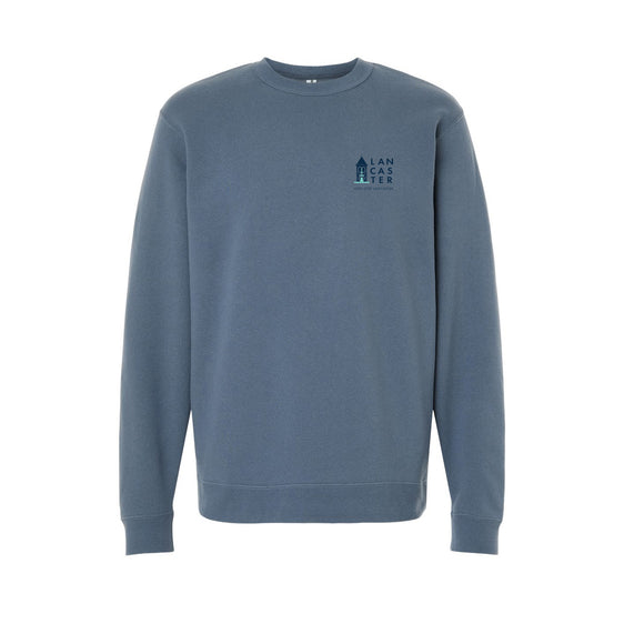 City of Lancaster - Unisex Midweight Crewneck Sweatshirt - Left Chest