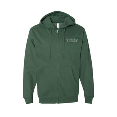 Monrovia 100 Years - Unisex Midweight Full-Zip Hooded Sweatshirt