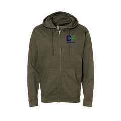 Datafield Technology Services - Unisex Midweight Full-Zip Hooded Sweatshirt
