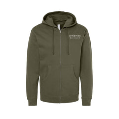 Monrovia 100 Years - Unisex Midweight Full-Zip Hooded Sweatshirt