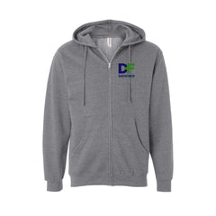 Datafield Technology Services - Unisex Midweight Full-Zip Hooded Sweatshirt