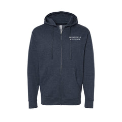 Monrovia 100 Years - Unisex Midweight Full-Zip Hooded Sweatshirt