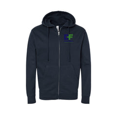 Datafield Technology Services - Unisex Midweight Full-Zip Hooded Sweatshirt