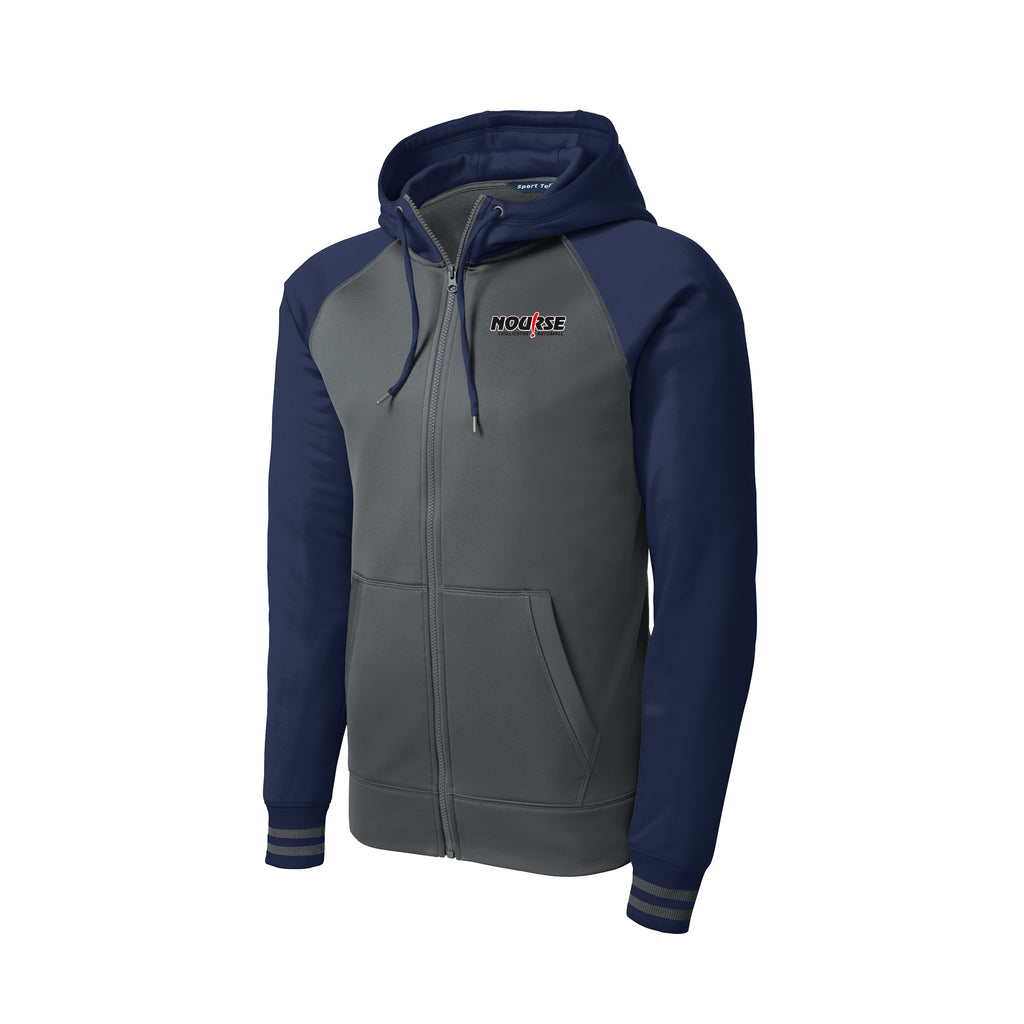 Nourse - Sport-Tek® Sport-Wick® Varsity Fleece Full-Zip Hooded Jacket