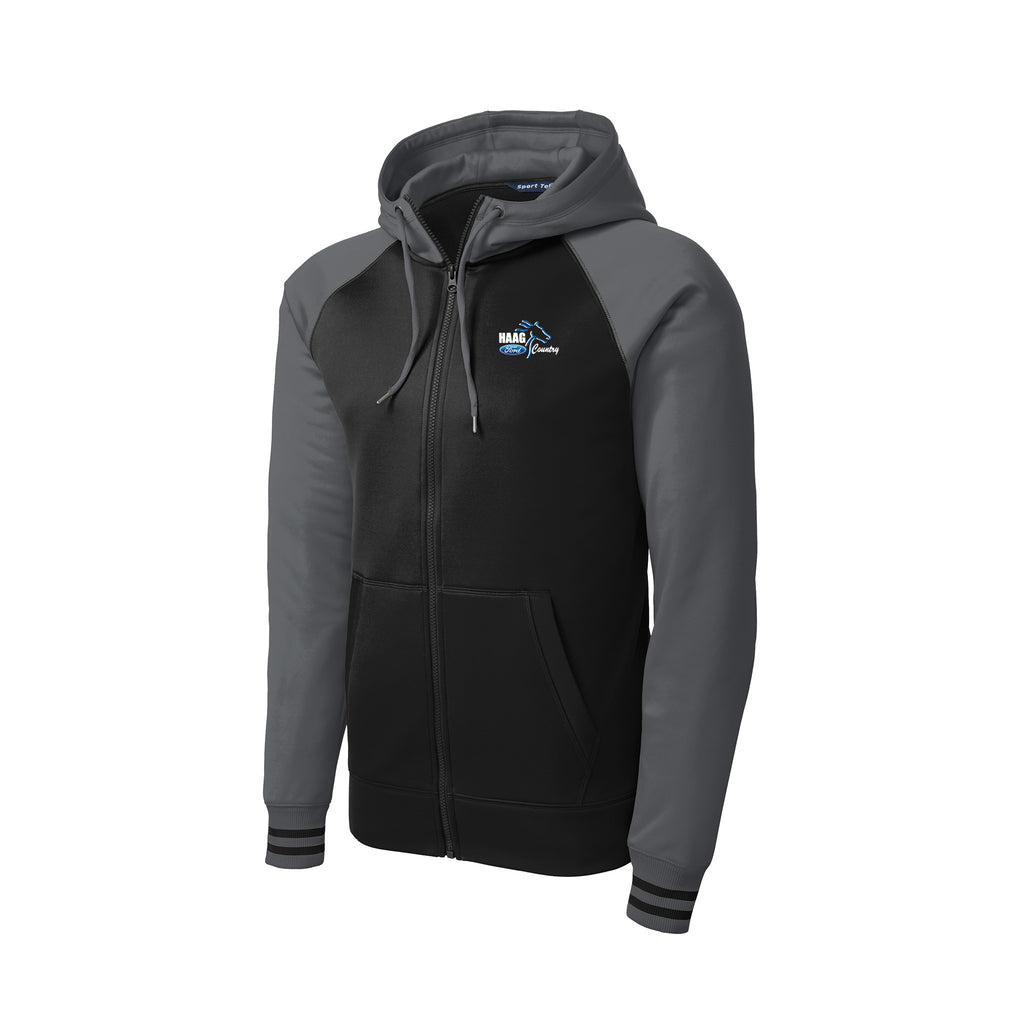 Haag Ford - Sport-Tek® Sport-Wick® Varsity Fleece Full-Zip Hooded Jacket