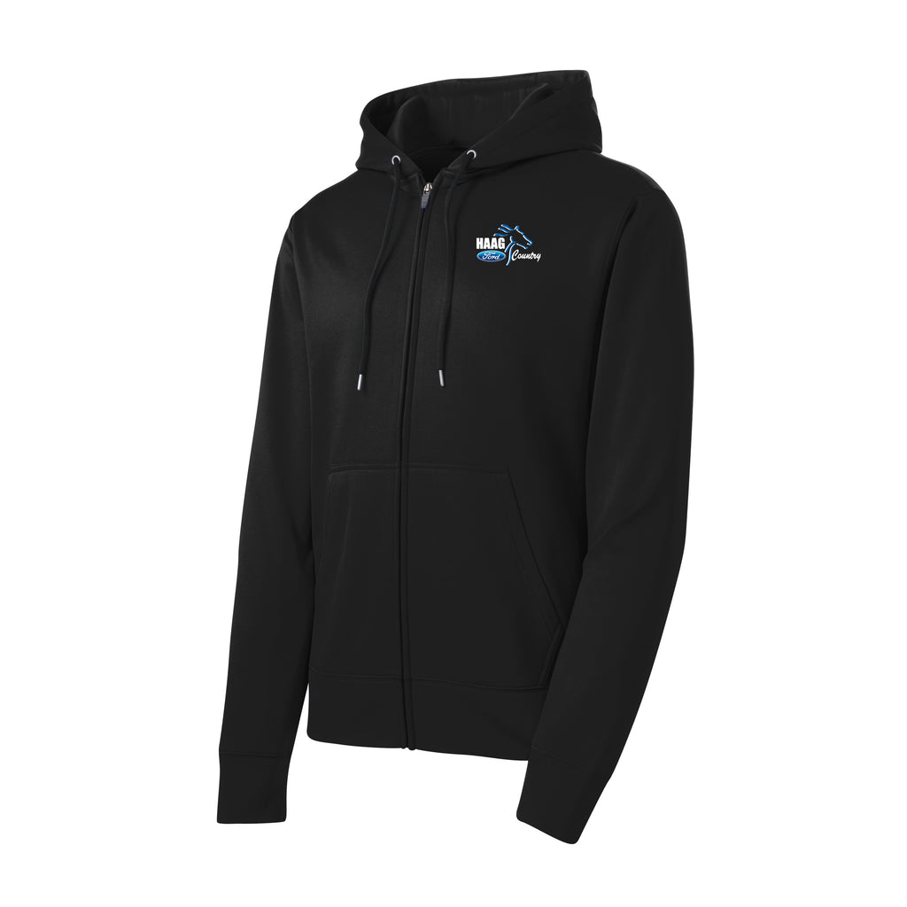 Haag Ford - Sport-Tek® Sport-Wick® Fleece Full-Zip Hooded Jacket