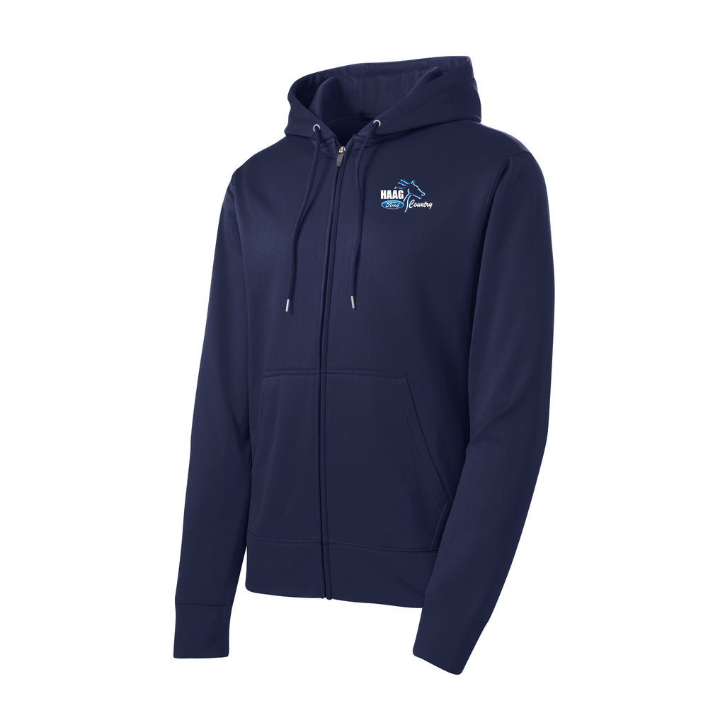 Haag Ford - Sport-Tek® Sport-Wick® Fleece Full-Zip Hooded Jacket