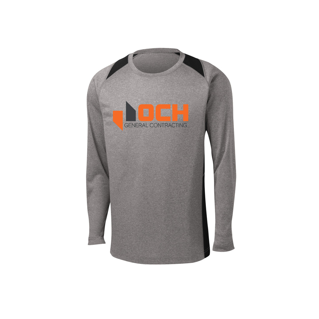 OCH - Sport-Tek® Long Sleeve Heather Colorblock Contender™ Tee
