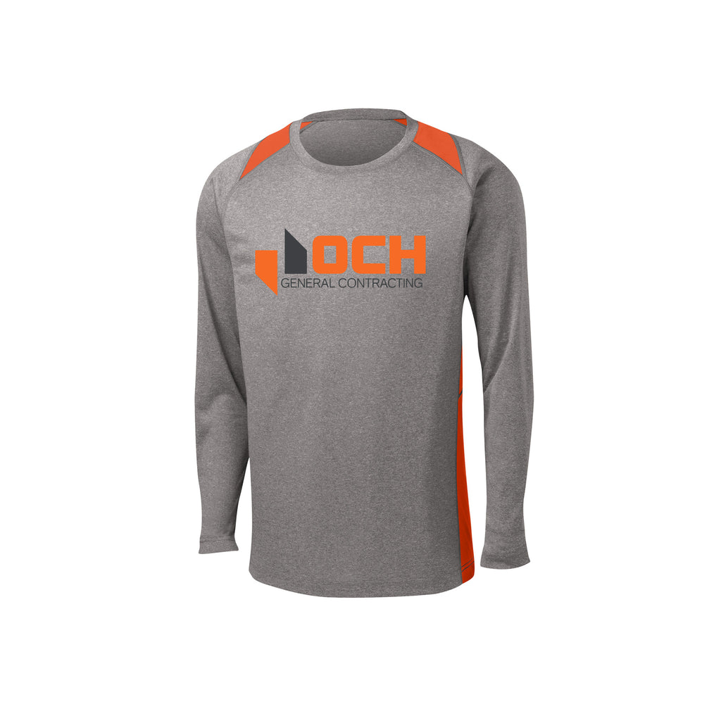OCH - Sport-Tek® Long Sleeve Heather Colorblock Contender™ Tee