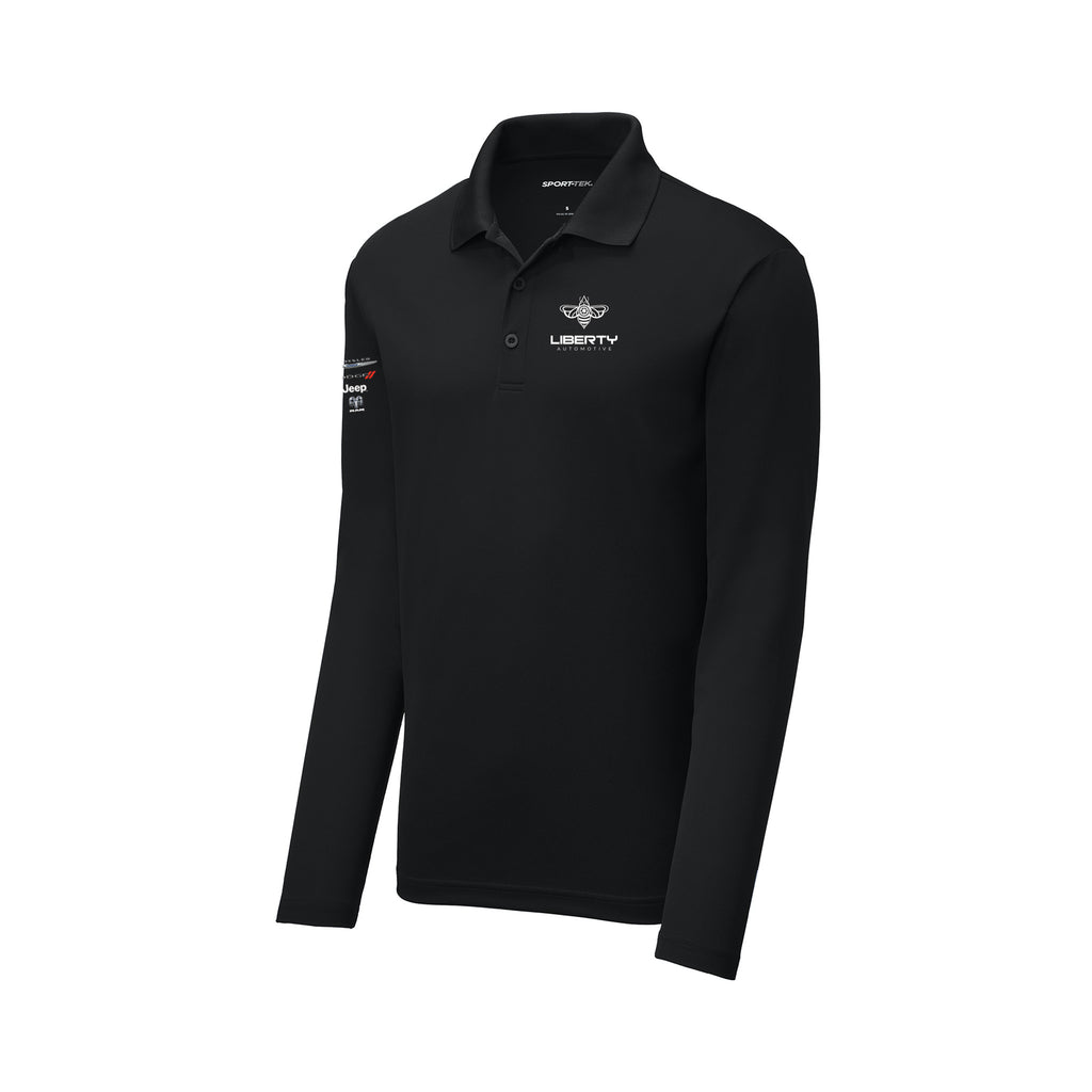 Liberty Automotive - Sport-Tek ® PosiCharge ® RacerMesh ® Long Sleeve Polo