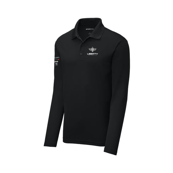 Liberty Automotive - Sport-Tek ® PosiCharge ® RacerMesh ® Long Sleeve Polo
