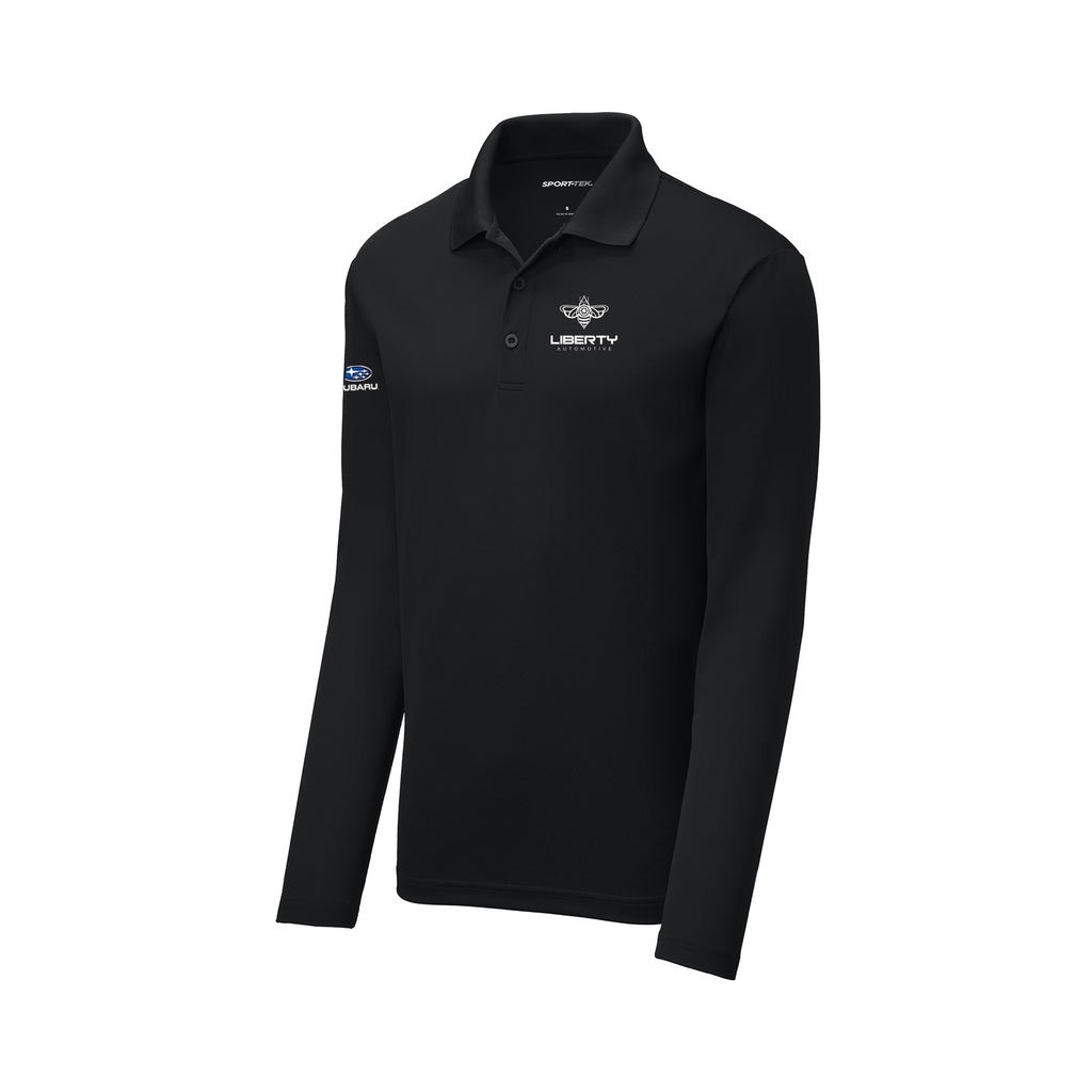 Liberty Automotive - Sport-Tek ® PosiCharge ® RacerMesh ® Long Sleeve Polo