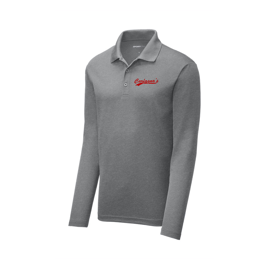 Carfagnas Catering - Sport-Tek ® PosiCharge ® RacerMesh ® Long Sleeve Polo