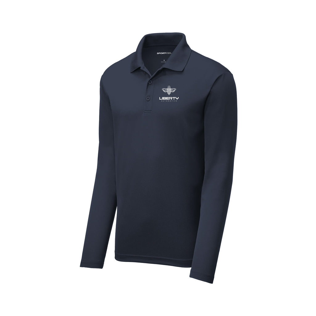 Liberty Automotive - Sport-Tek ® PosiCharge ® RacerMesh ® Long Sleeve Polo