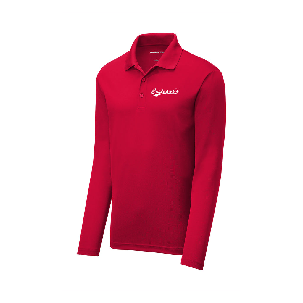 Carfagnas Catering - Sport-Tek ® PosiCharge ® RacerMesh ® Long Sleeve Polo
