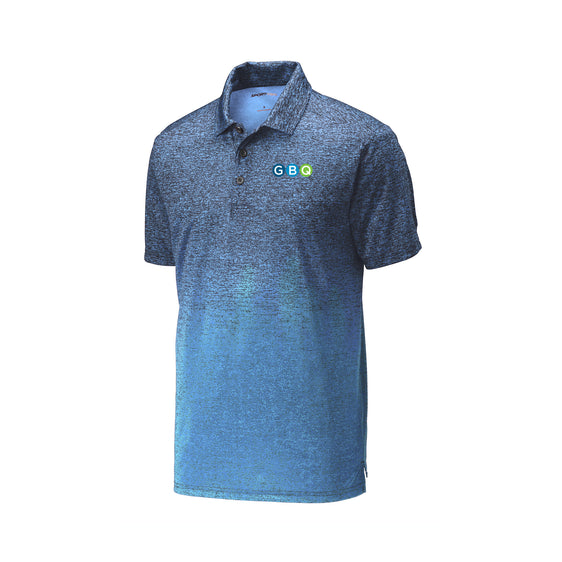 GBQ - Sport-Tek ® Ombre Heather Polo