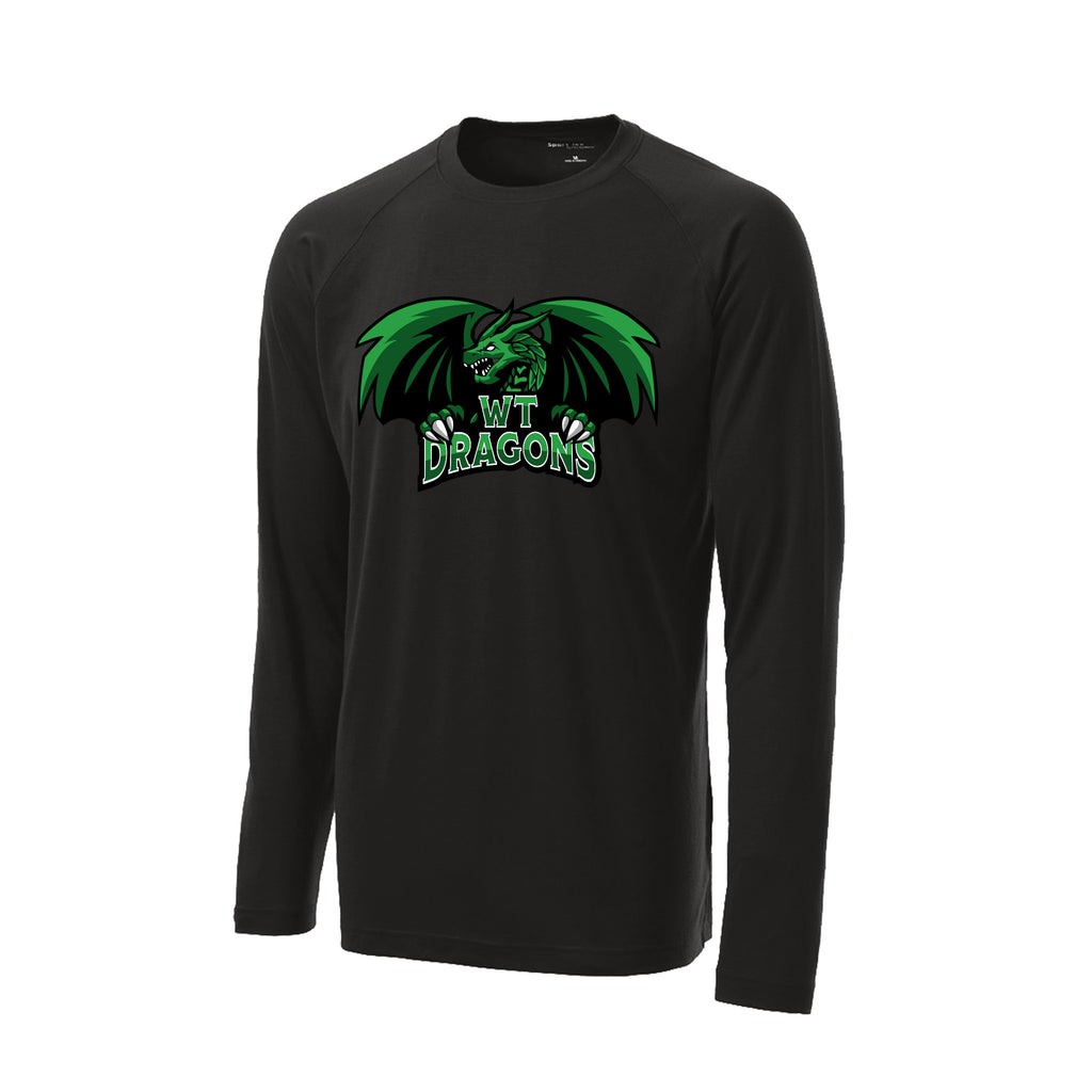 WT Dragons - Sport-Tek® Long Sleeve Ultimate Performance Crew