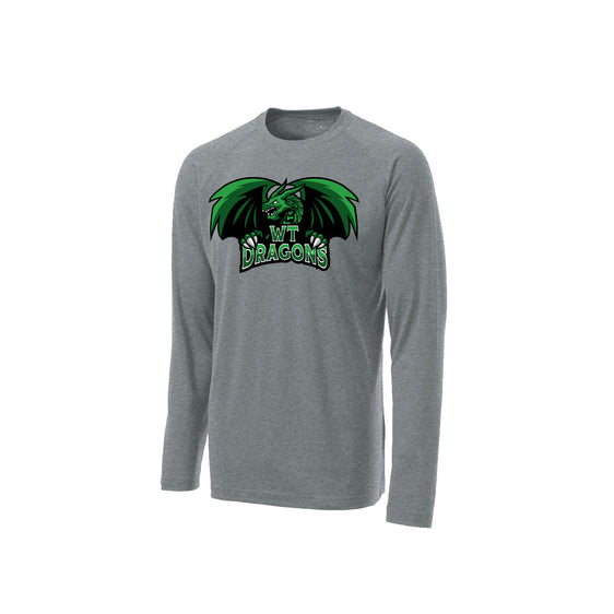 WT Dragons - Sport-Tek® Long Sleeve Ultimate Performance Crew