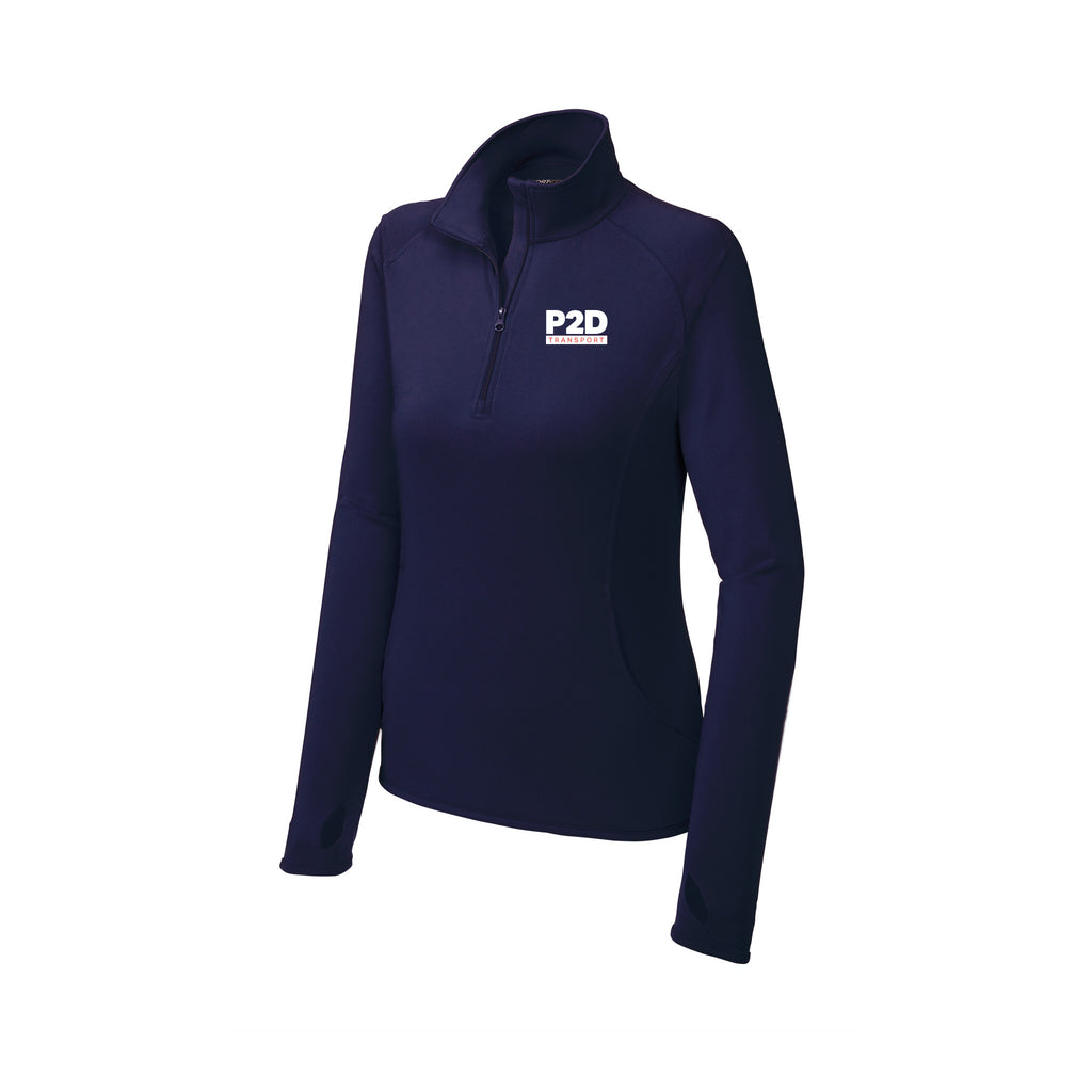 P2D - Sport-Tek® Ladies Sport-Wick® Stretch 1/4-Zip Pullover