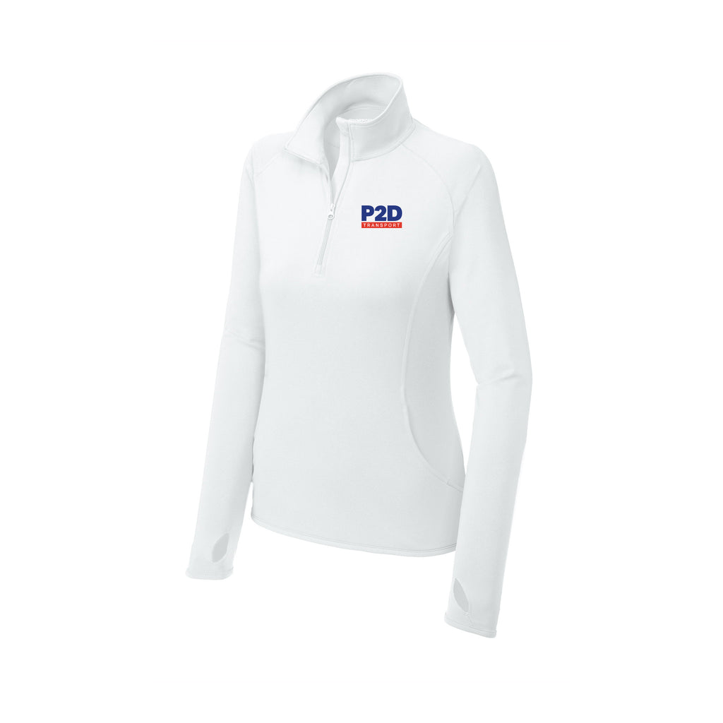 P2D - Sport-Tek® Ladies Sport-Wick® Stretch 1/4-Zip Pullover