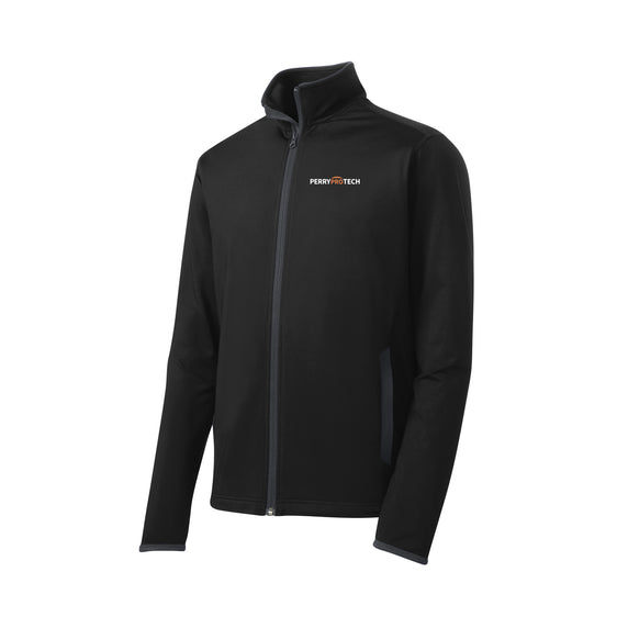 Perry ProTECH - Sport-Tek® Sport-Wick® Stretch Contrast Full-Zip Jacket