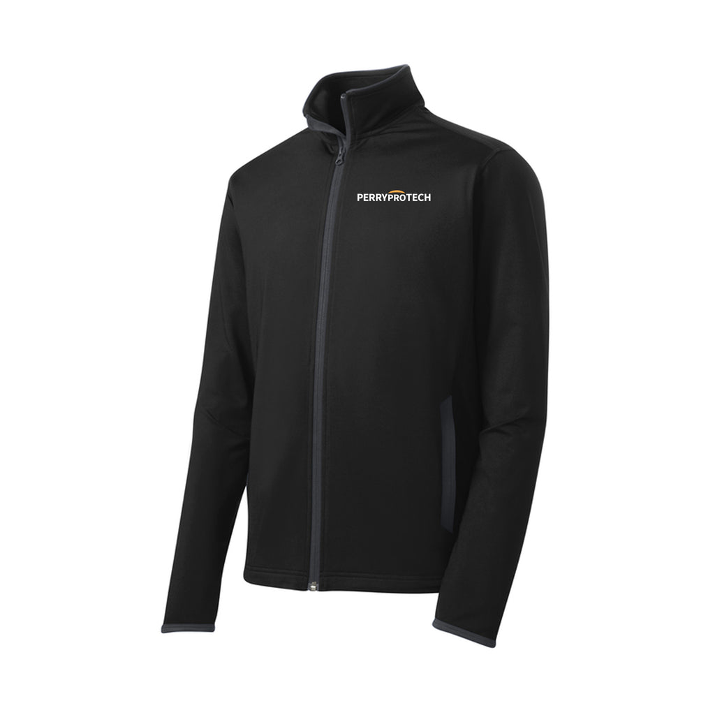 Perry ProTECH - Sport-Tek® Sport-Wick® Stretch Contrast Full-Zip Jacket